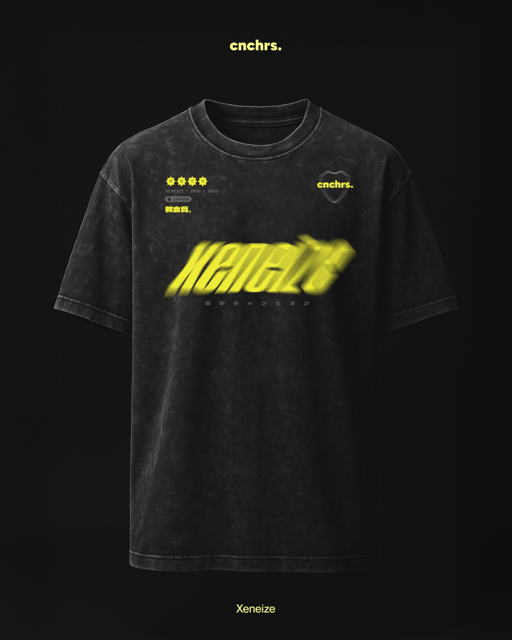 Polera Heavyweight Xeneize Amarilla 2000