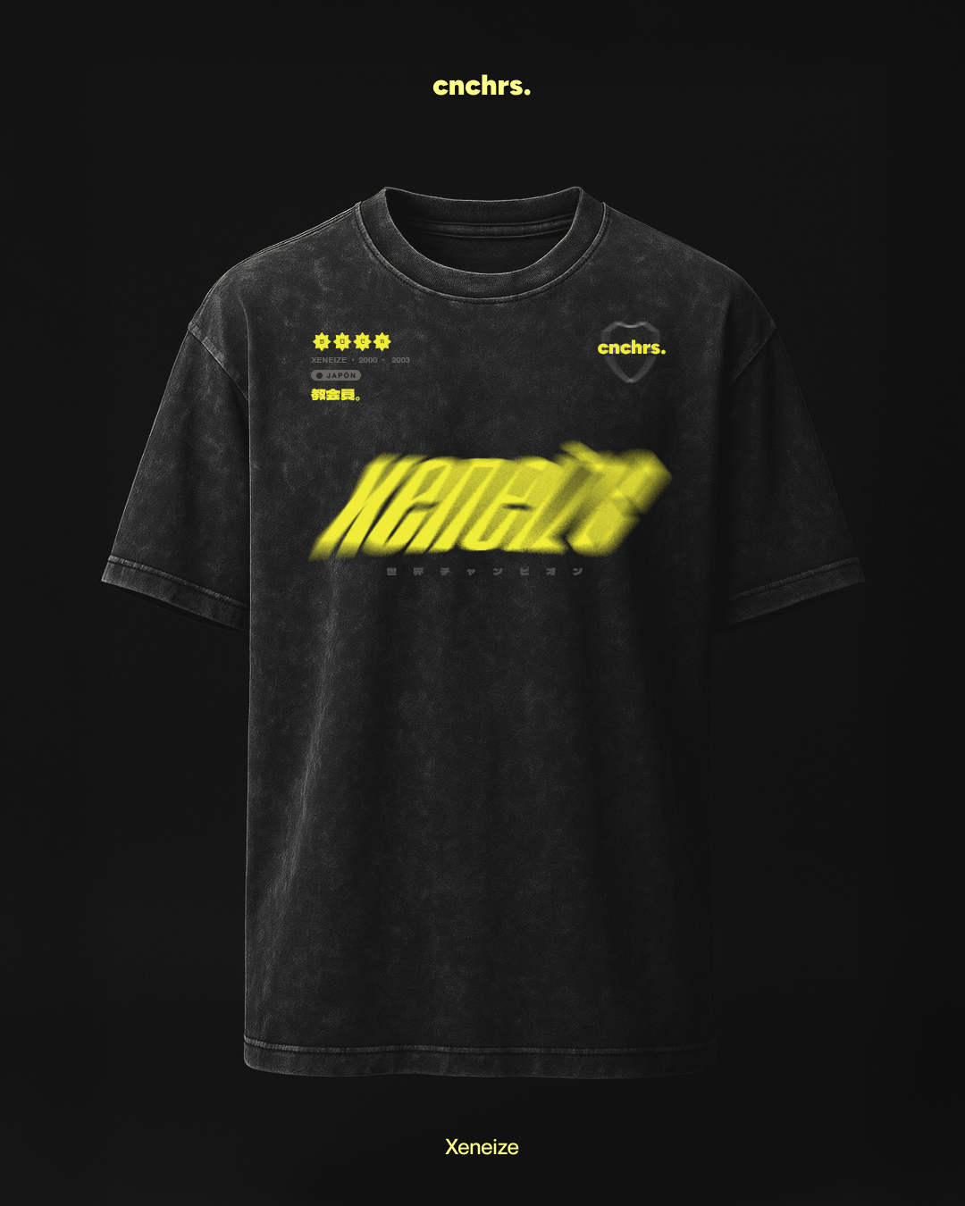 Polera Heavyweight Xeneize Amarilla 2000